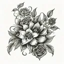 create a tattoo design that includes new year and marriage proposal tattoo design idea