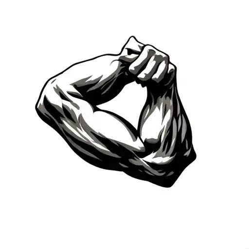 Bicep tattoo design idea