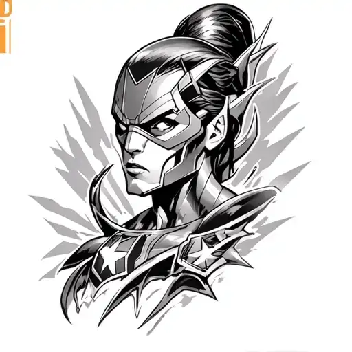 Marvel super hero cover up tattoo for the shoulder tattoo design idea