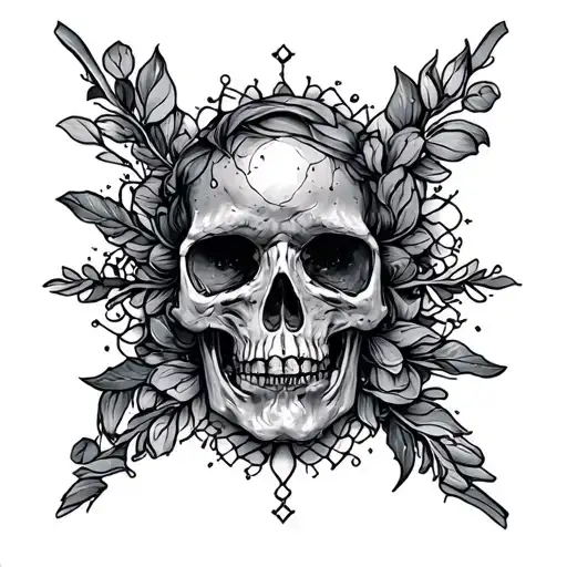 endorphins, dopamine, norepinephrine, and serotonin tattoo design idea