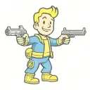 Fallout Vault Boy tattoo design idea