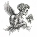 overthinking tattoo design idea