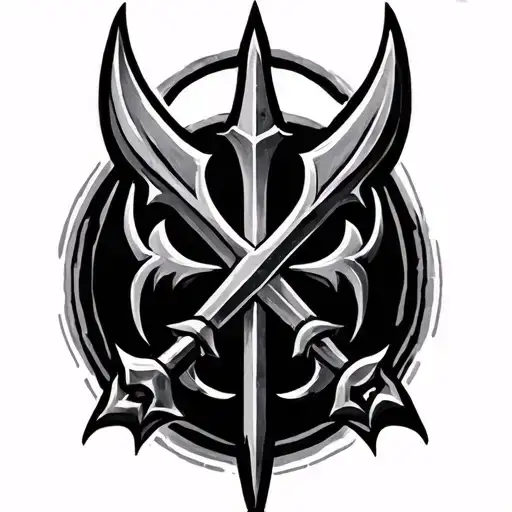 elder scrolls theives guild symbol formed tattoo design idea