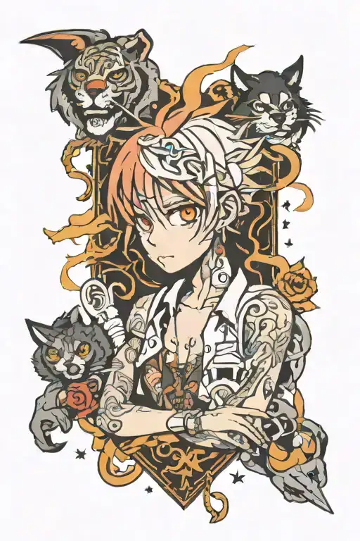 rap lyrics incorporated tattoo design idea