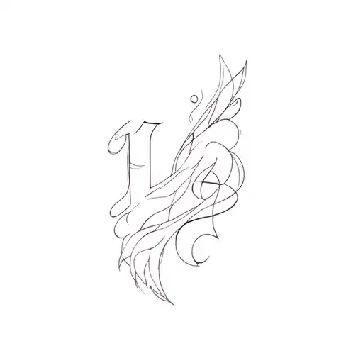 1312 written tattoo design idea