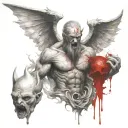 Blood of the covenant is thicker than the water of the womb tattoo design idea