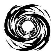 High contrast brush-like strokes dark aesthetic surrealist gothic blackwork otherworldly ornamental abstract sigilism tattoo design idea