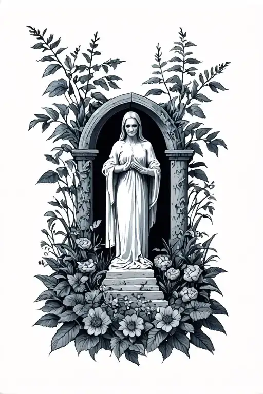 Graves into gardens tattoo design idea