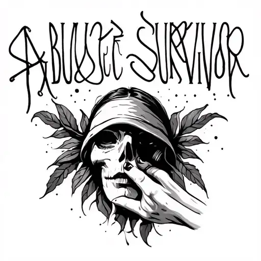 Abuse Survivor tattoo design idea