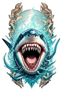 Shark tattoo design idea