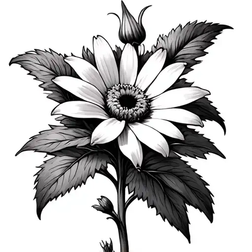Edelweiss tattoo design idea