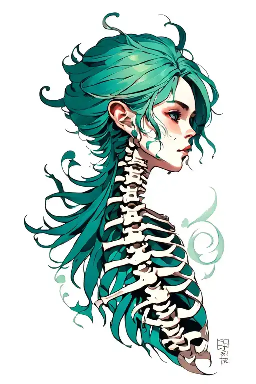 Spinal tattoo tattoo design idea
