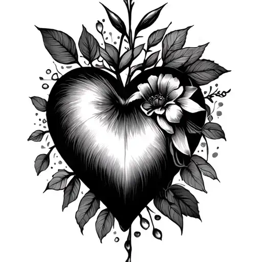 Gitta, forever in my heart tattoo design idea