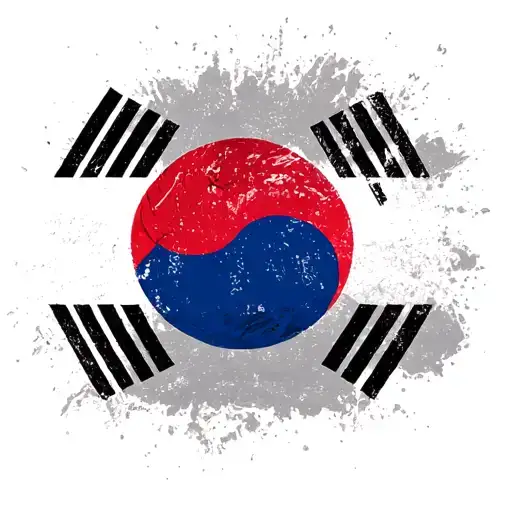 Korean flag and Denmark tattoo design idea