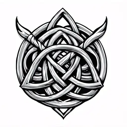 Trinity Knot tattoo design idea