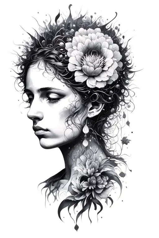 about consciousness including the philosophies of idealism and materialism tattoo design idea