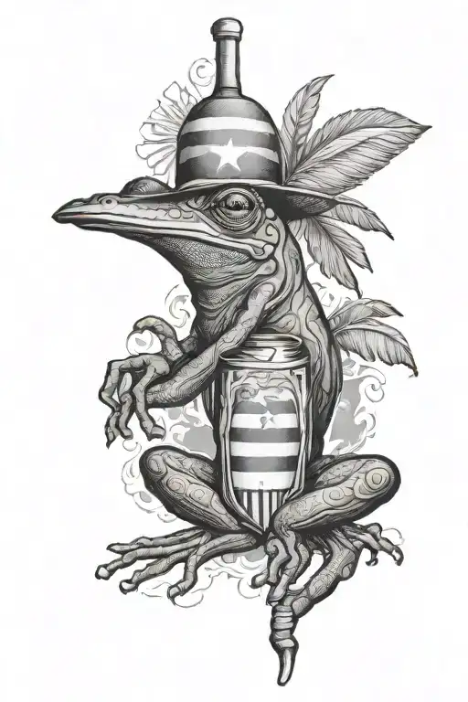 Puerto Rico and everything creole/Louisiana. From the PR flag, coquí frog, outline of the country, 787, cigar, rum bottl tattoo design idea