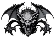 Gothic Gargoyle tattoo design idea