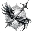 oblivion and oathkeeper tattoo design idea