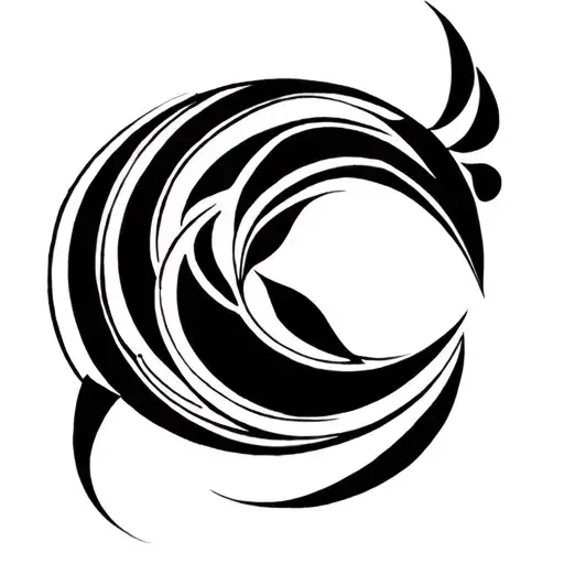 Arya Mae in crescent moon tattoo design idea