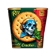 Ritz cracker as a brand ankle tattoo tattoo design idea