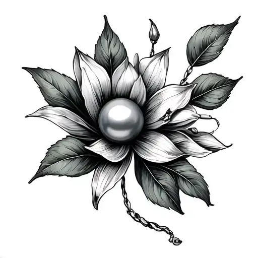 String Of Pearls tattoo design idea