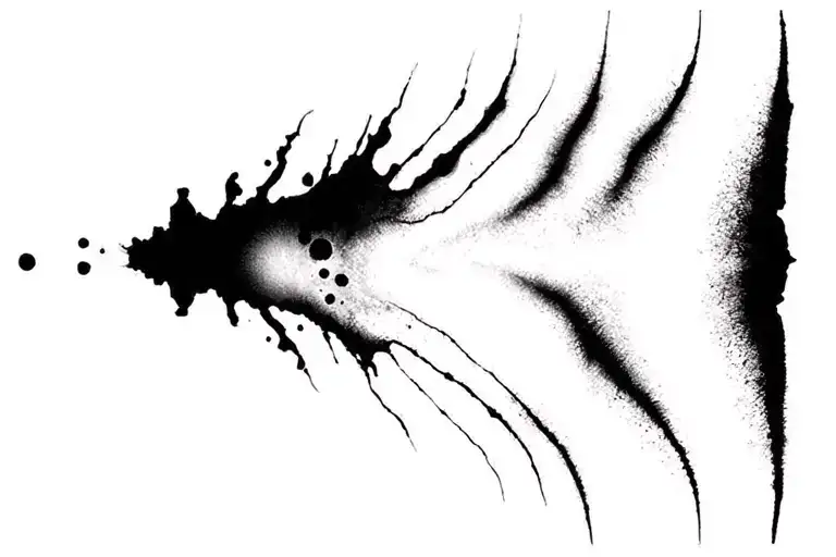 inkblot test tattoo design idea