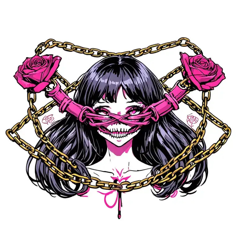 "sissy" "bondage" "chains" "dead" tattoo design idea