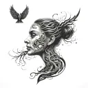 My wife's name is Neslihan. I want a heartbeat tattoo made up of her name.  tattoo design idea