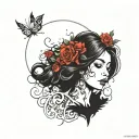 My wife's name is Neslihan. I want a heartbeat tattoo made up of her name.  tattoo design idea