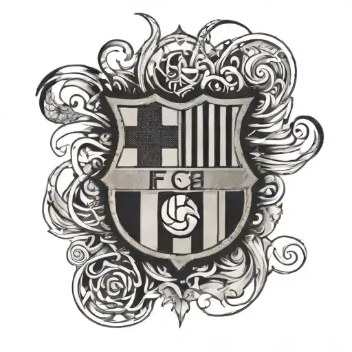 FC Barcelona tattoo design idea