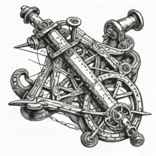Sextant tattoo design idea