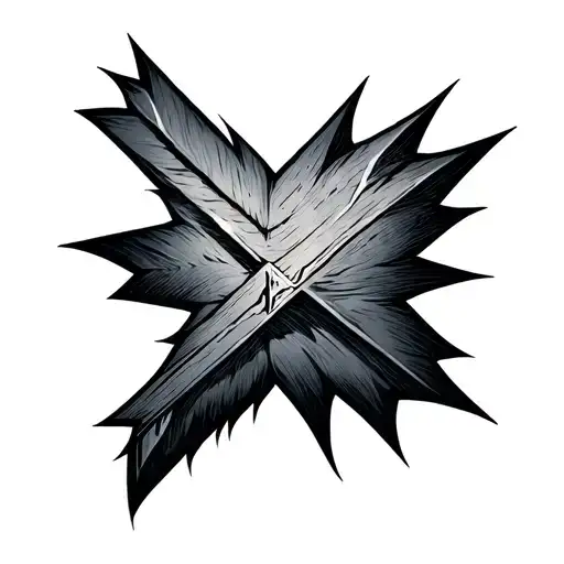 arrow head tattoo design idea