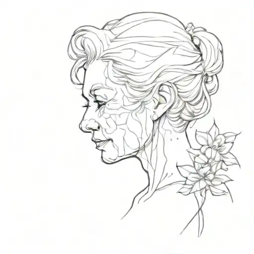 memories grandmother  tattoo design idea