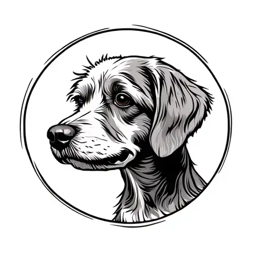 cockapoo line tattoo tattoo design idea