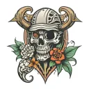 Vice golf tattoo design idea