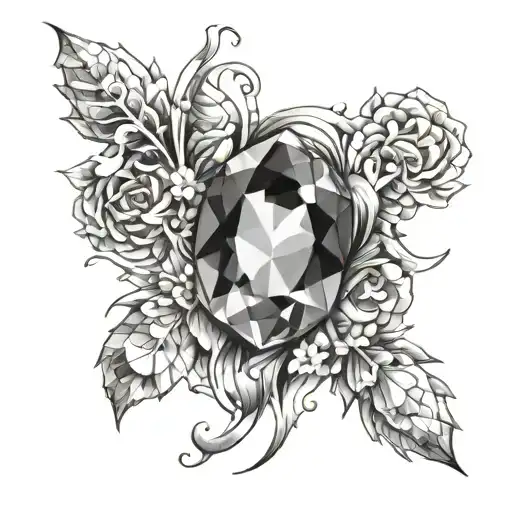 birthstones tattoo design idea