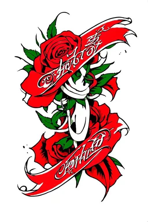 Script tattoo tattoo design idea