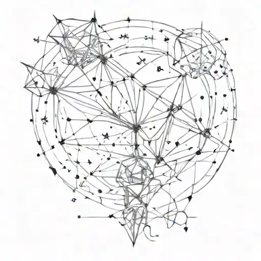 Weasley Twins constellation tattoo design idea