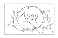 birth year tattoo design idea