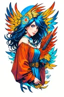 Freedom tattoo design idea