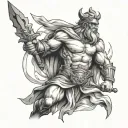 Hephaestus tattoo design idea
