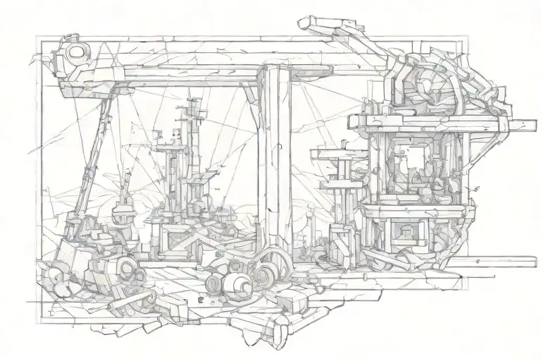 Memorial construction themed tattoo tattoo design idea