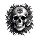 I’ll package the design description so it’s 100% clear for rendering:Text: trust the (top line), process (bottom line) tattoo design idea