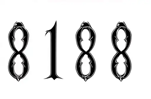 "8188" tattoo design idea