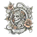 Trust the process  tattoo design idea