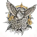 Trust the process  tattoo design idea