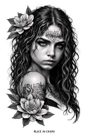 Alice In Chains, nirvana, sound garden tattoo design idea