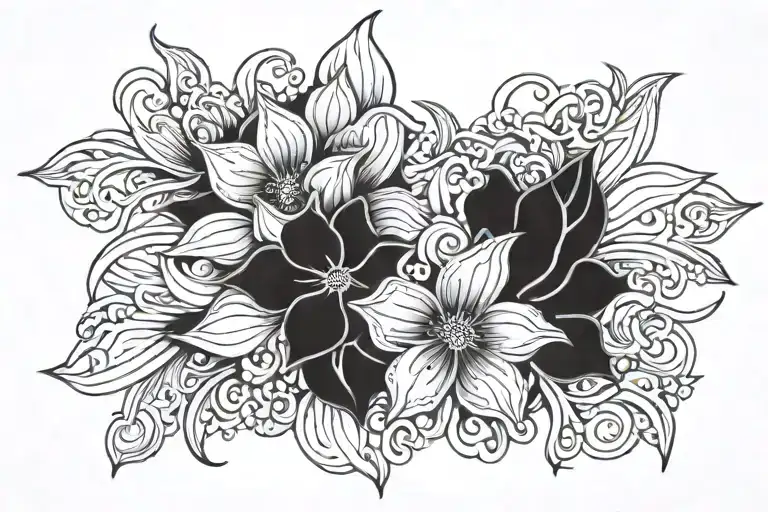   freehand tattoo design idea