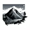 Kilimanjaro tattoo design idea